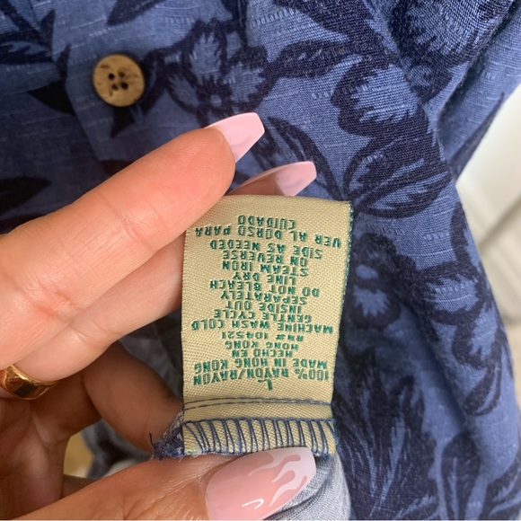 Havana Jack’s Cafe Tropical Hawaiian Button Down Shirt - Picture 4 of 6